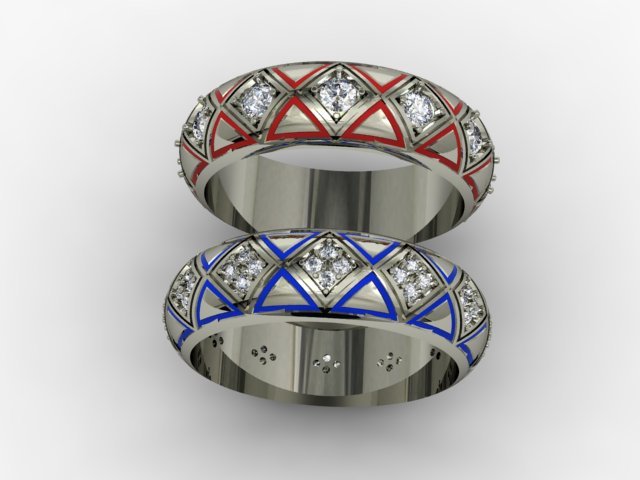 jewellery ring 3D 打印模型 .c4d .max .obj .3ds .fbx .stl .blend