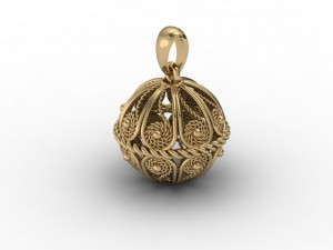 filigran pendant 3D प्रिंट मॉडल