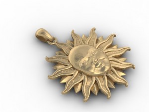 sun pendant 3D 打印模型