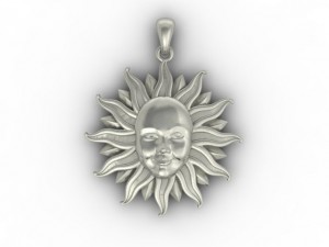 sun pendant 3D 打印模型