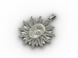 sun pendant 3D 打印模型