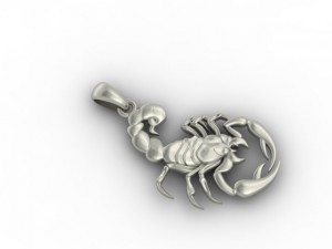 scorpion horoscope sign Model Cetak 3D