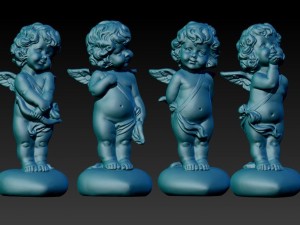 cupid statues model 3D मॉडल