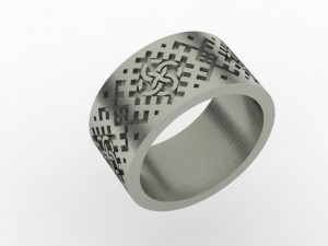 jewellery ring 3D-printmodel