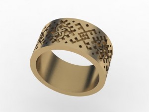 jewellery ring 3D-printmodel