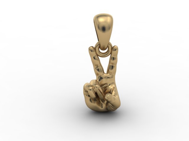 v pendant Model do druku 3D .c4d .max .obj .3ds .fbx .stl .blend 