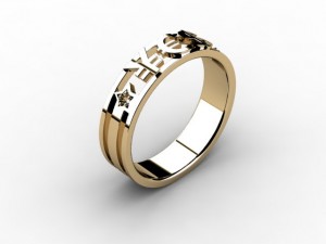 dollar euro ring 3D Print Model