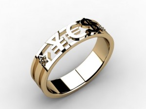 dollar euro ring 3D Print Model