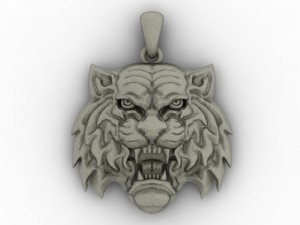 tiger amur pendant Modèles 3D en vedette