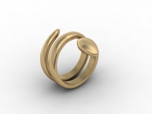 snake ring 3D 프린트 모델
