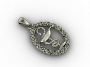 3d pharmacy pendant 3D Print Model