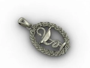 3d pharmacy pendant 3D Print Model