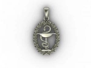 3d pharmacy pendant 3D Print Model