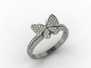 butterfly ring Modelo de Impressão 3D