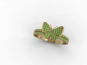 butterfly ring 3D Print Model