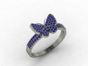 butterfly ring Modelo de Impressão 3D