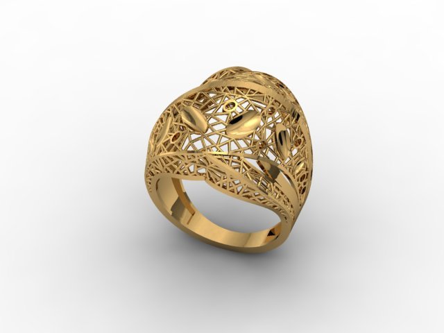 jewellery ring 3D Print Model .c4d .max .obj .3ds .fbx .stl .blend 