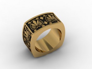 jewellery ring 3D-Druckmodell