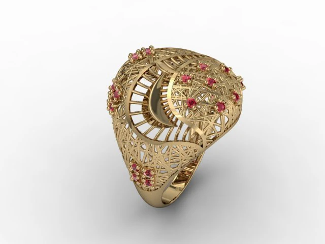 jewellery ring 3D Print Model .c4d .max .obj .3ds .fbx .stl .blend 