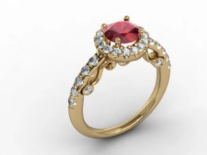 cincin perhiasan Model Cetak 3D