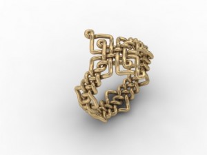 jewellery ring 3D-printmodel