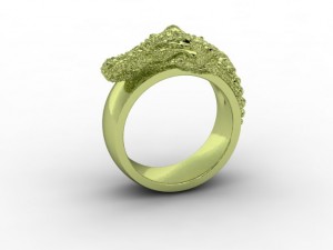 jewellery ring croc 3D Print Model