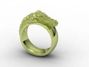 jewellery ring croc 3D Print Model
