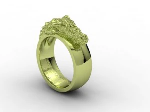 jewellery ring croc 3D Print Model