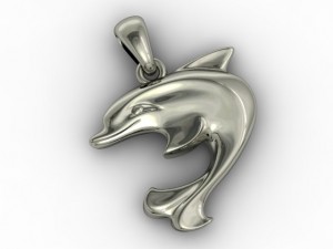 dolphin pendant 3D Print Model