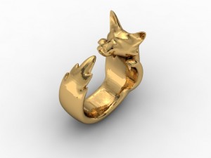 fox ring 3D Print Model