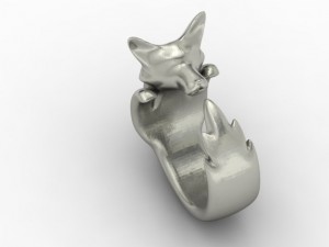fox ring Modèles 3D en vedette