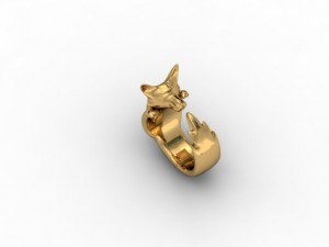 fox ring Modèles 3D en vedette