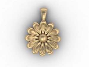 flower pendant Modèles 3D en vedette