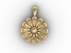 ciondolo a fiore Modello di stampa 3D