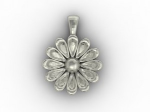 flower pendant 3D printmodel