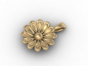 flower pendant 3D printmodel