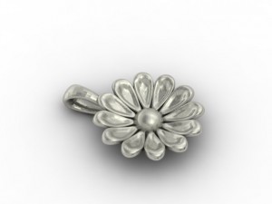flower pendant 3D printmodel