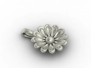 wisiorek z kwiatkiem Model do druku 3D