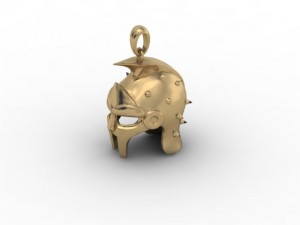 helmet pendant 3D Print Model