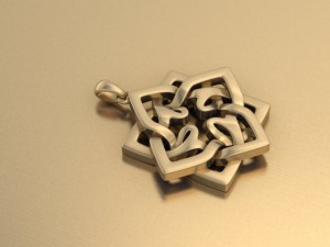 jewellery pendant star 3D-printmodel