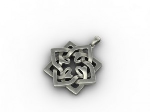 jewellery pendant star 3D-printmodel