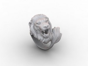 lion ring 3D Принт Модель