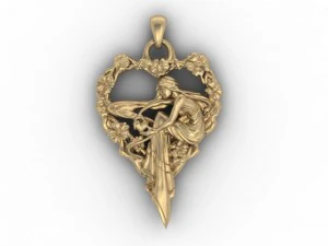 m&uuml;cevher kolye 3D Baskı Modeli