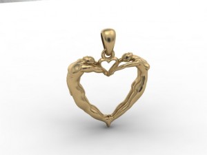 heart pendant 3D Print Model
