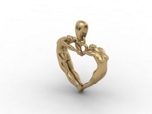 heart pendant Modelo de Impressão 3D