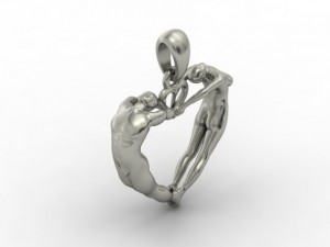 heart pendant Modelo de Impressão 3D