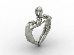 heart pendant 3D Print Model