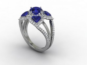 jewellery ring Modello di stampa 3D