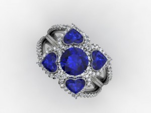 jewellery ring Modello di stampa 3D