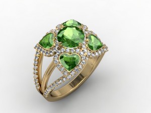 jewellery ring Modello di stampa 3D
